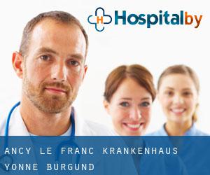 Ancy-le-Franc krankenhaus (Yonne, Burgund)