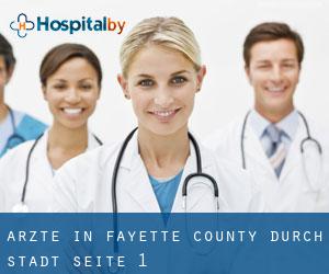 Ärzte in Fayette County durch stadt - Seite 1