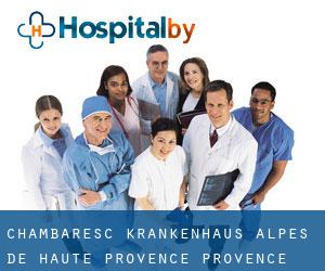 Chambaresc krankenhaus (Alpes-de-Haute-Provence, Provence-Alpes-Côte d'Azur)