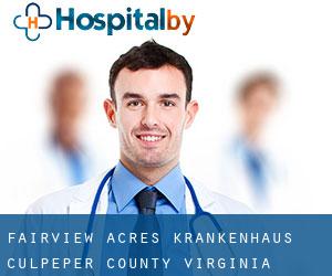Fairview Acres krankenhaus (Culpeper County, Virginia)