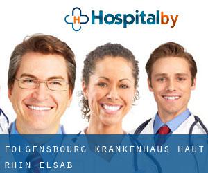 Folgensbourg krankenhaus (Haut-Rhin, Elsaß)