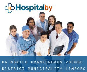 Ka-Mbatlo krankenhaus (Vhembe District Municipality, Limpopo)