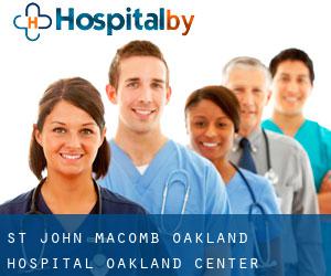 St. John Macomb-Oakland Hospital, Oakland Center (Madison Heights)